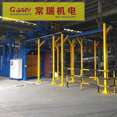 懸鏈步進式拋丸機